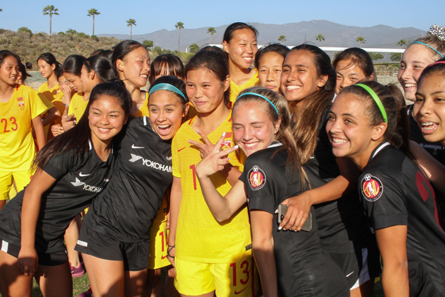 small group of Chinese national team and slammers fc g02
